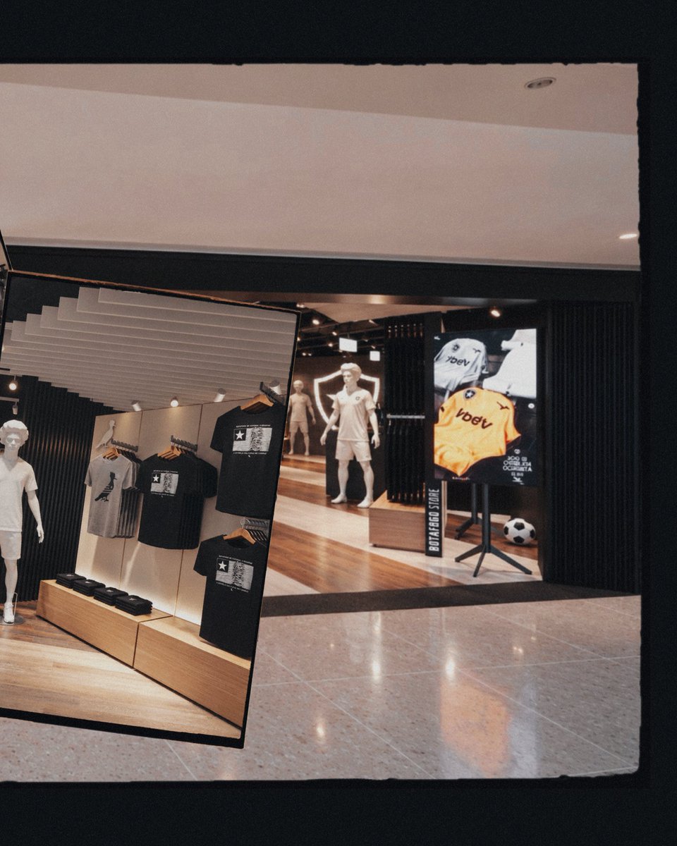 Botafogo's tweet photo. A Botafogo Store do Plaza Niterói será a quarta inaugurada pelo Clube, que segue o seu processo de expansão e aproximação com a torcida de forma estratégica, sendo conduzida com o compromisso de preservar a qualidade do serviço, a experiência do torcedor e a imagem institucional do clube. #BFR