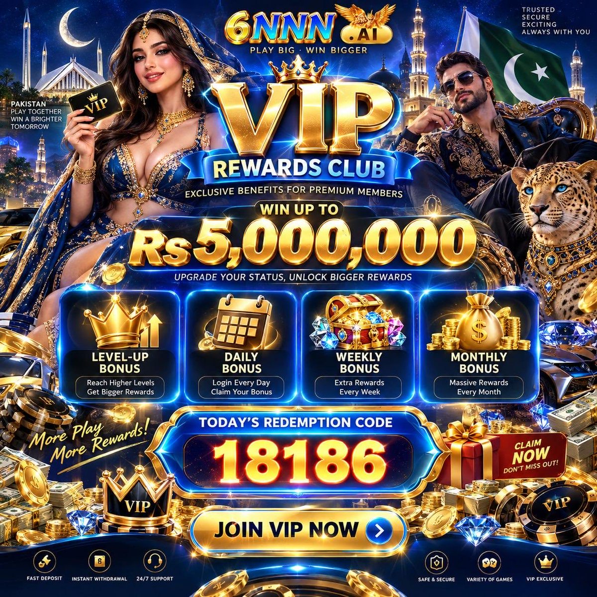 6nnncom's tweet photo. 🎁Today's betting code:33556

🌐Yesterday's deposit code:85274

🤝Today's deposit code:18186

😱Tomorrow's deposit code:32772

📌Go to the code page now to enter the redemption code and claim a random reward of up to 🔠🔠88888! 💥 https://t.co/3tRkpfAl6O