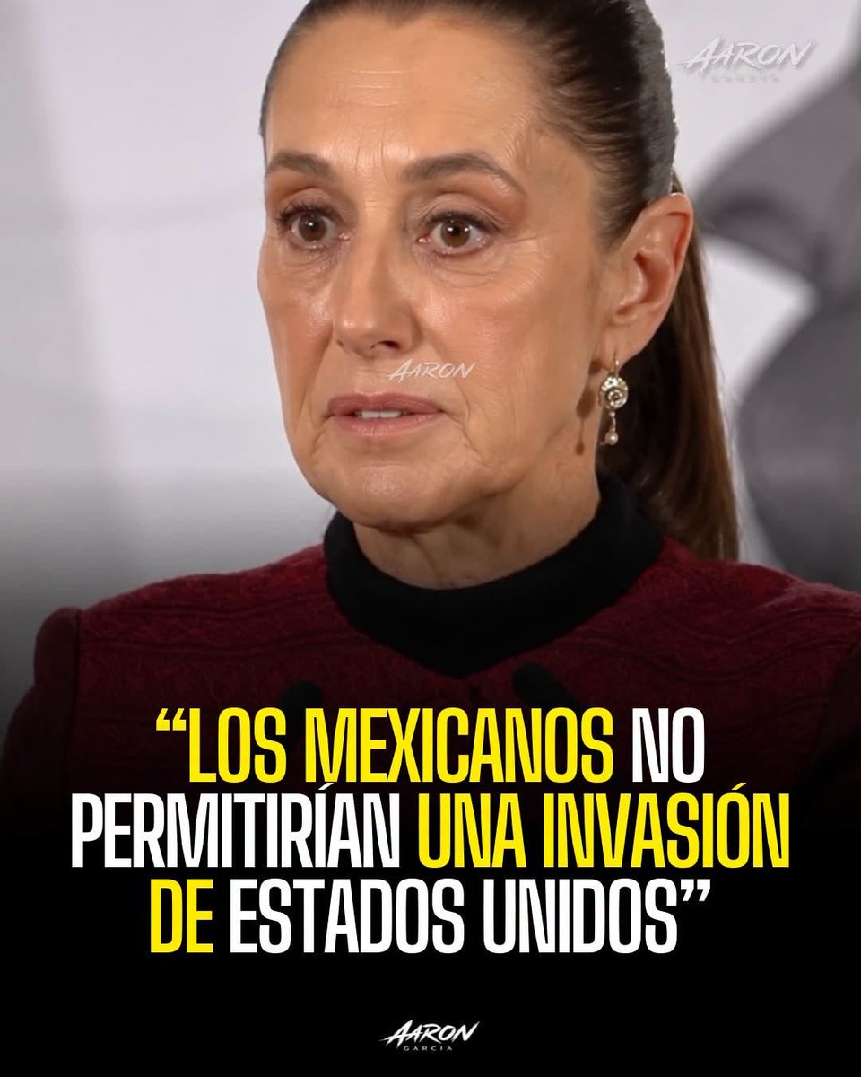 GARCIPAVON's tweet photo. No Claudita @Claudiashein , no le cambies, muchos mexicanos sí permitiríamos, pero una ''intervención'' contra el CO, a lo que tú te opones, que es muy diferente. Pero eres muy buena para confundir a tus adoctrinados atolizados, solo ellos te creen, mitómana.