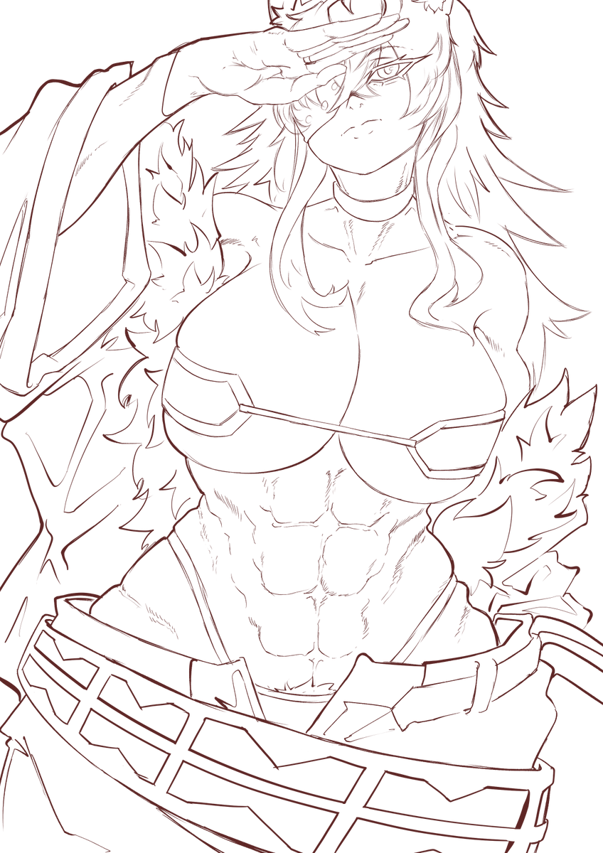 _MaVriX's tweet photo. Ghislane WIP https://t.co/Z9HalJ4HTN