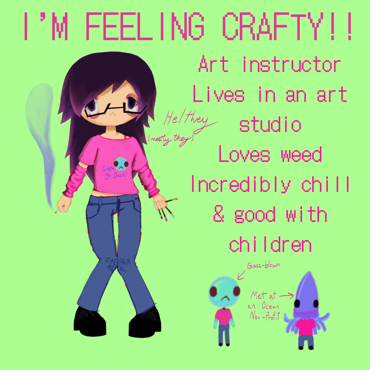 FaeFauxReal's tweet photo. Crafty…

(Facty Variant)
#faa
#factattackadventure https://t.co/bGT9xCG0Tg
