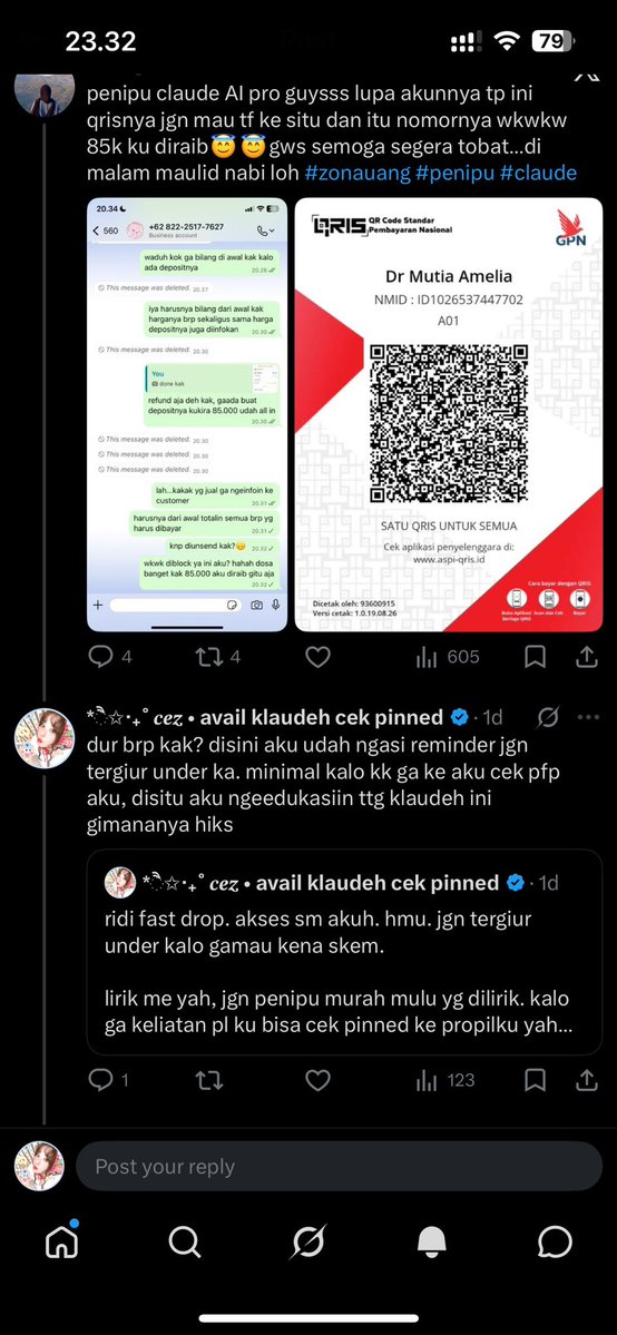 mavuikaie's tweet photo. ⚠️ in case klaudeh yg byk bgt skeemmnya karna cust pd maunya nyari muraaah/underrr, be smart yaa apk mehong itu weeii.

udah dikasi tau aja tetep aja pada bebel apalagi ga dikasi tawuuu💁🏻‍♀️ yhh ke skeeemm gaknyaah itu pilihann kliaan sie, cmn yaach jgn koar2 ehe.
{reup, karna ke🍣} https://t.co/4akA8iHrPJ