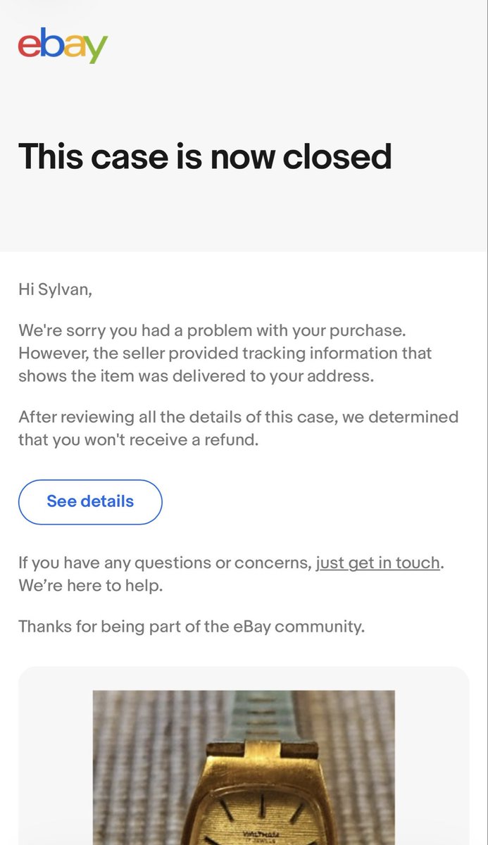 sylvango's tweet photo. . @eBay_UK @askebay 
eBay get its review wrong so wrong!
1. Item was not posted to my address but a parcel shop
2. The carriage co did not send me details of the drop off
3. The item was sent back to the seller
4. The seller confirmed receipt of the item. 
Can eBay be trusted ? https://t.co/CXhgzuPxIi