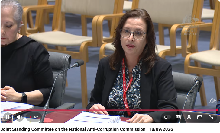 Kangaroo_Court's tweet photo. After Paul Brereton's resignation to avoid 2 corruption investigations, the current Acting NACC Commissioner is Kylie Kilgour, pictured below, who swept the Robodebt crimes under the carpet - Prime Minister Anthony Albanese and Labor take the public for fools #auspol https://t.co/KFG9IwbDzB