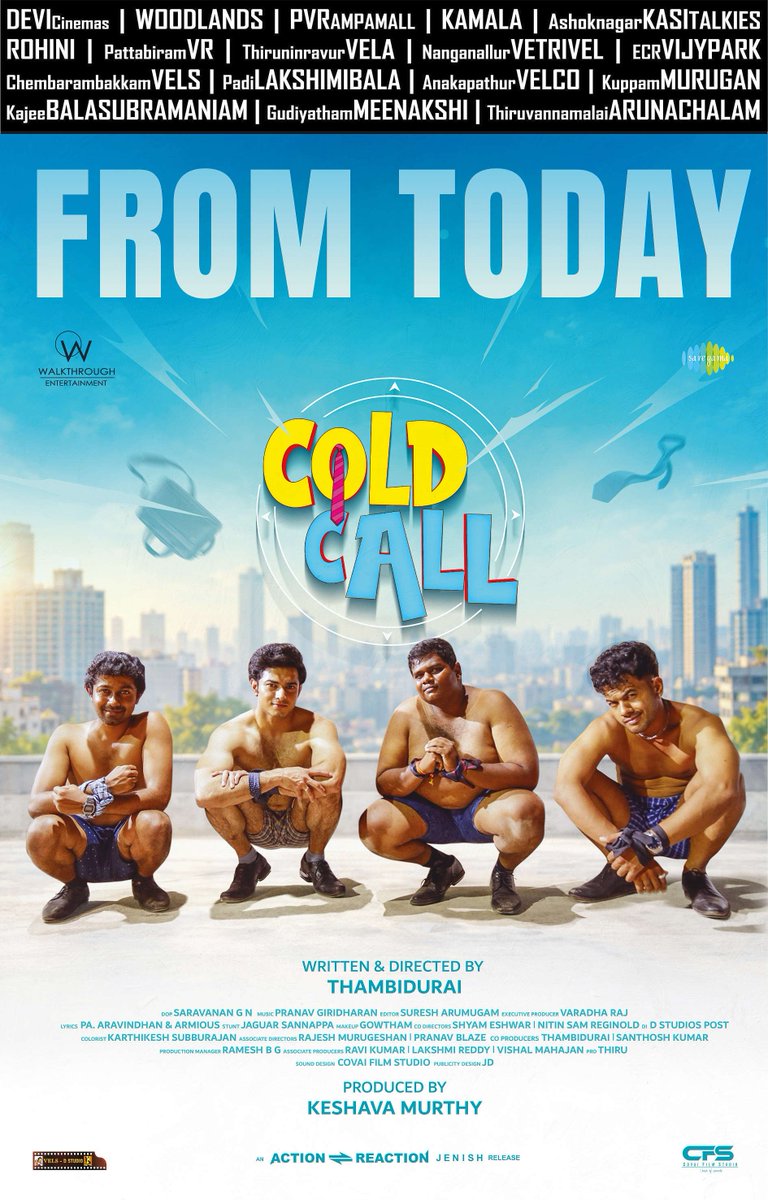MiniCinemaWorld's tweet photo. #Coldcall Movie From Today Sep 18
(18-09-2026) Paper Ad

#ColdcallMovie @walkthroughent @ActionJe @VeeJenish @sidmoolimani @s_for_santhosh @shree_vaishnaav  @amitaranganath @nishahegdeoff @urs_nandagopal @PranavGiridhar1 @ChengappaPayal @Dstudiospost @saregamasouth @pro_thiru https://t.co/8EUYtQfWCl