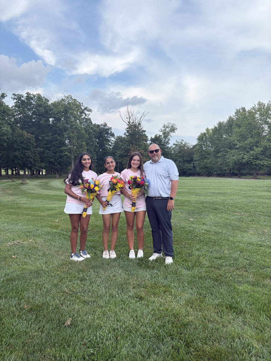 SFRamsGirlsGolf's tweet photo. SF 177 Boyertown 180. Huge win at home this afternoon on Senior Day.  So proud of this senior class!  
Remaining schedule includes JV vs Methacton on Tuesday, PAC Individual Championship on Wednesday at Turtle Creek, and then varsity will play Methacton on Thursday at Skippack. https://t.co/cyinEo1nPi