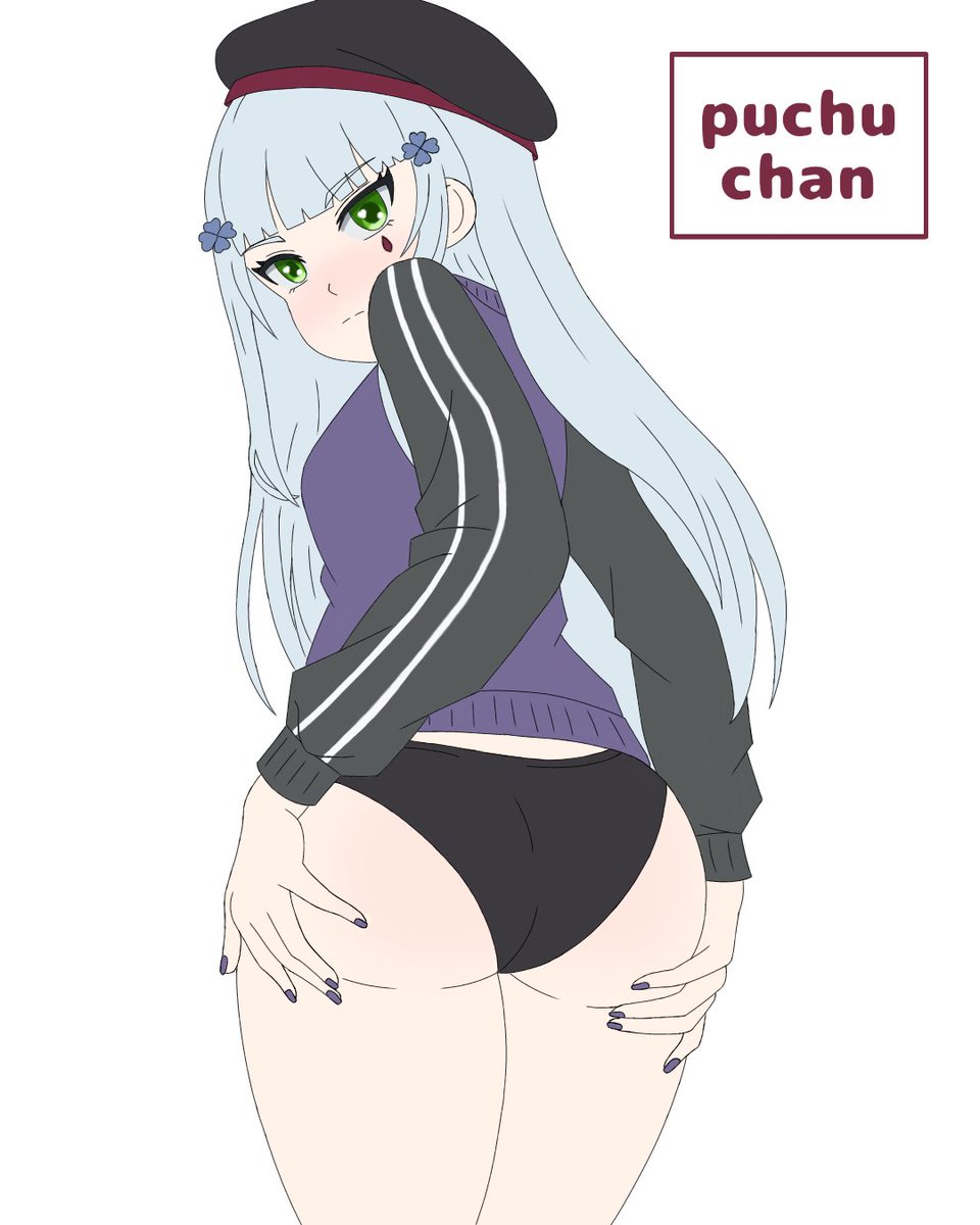 puchu_chann's tweet photo. A Klukai no le gustaba el color del uniforme, así que lo modificó para que combine más con ella 💜

#klukai #girlsfrontline2exilium #fanart #nsfw https://t.co/BUczKMldUm