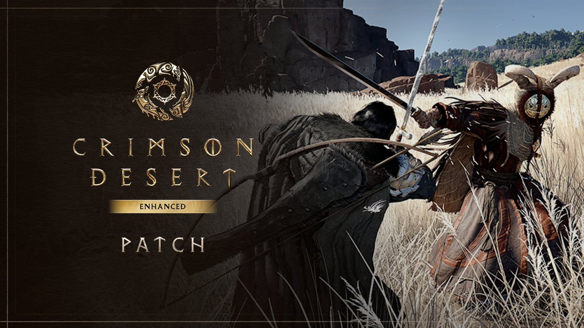CrimsonDesert_'s tweet photo. Greymanes, Patch Version 2.03.00 is rolling out.
This patch icludes various bug fixes and stability improvements.
Check the details and the status of the update's availability on your platform in the patch notes: https://t.co/X5ckVifTHG https://t.co/UWznLllM0n