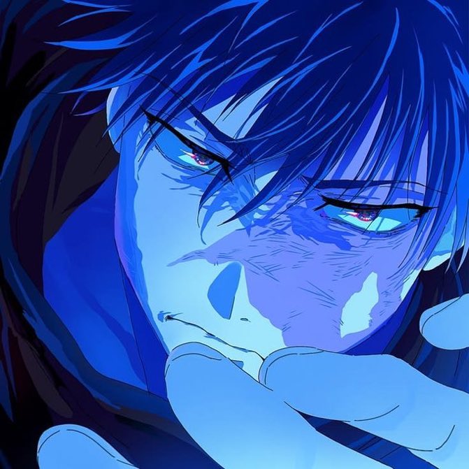 gumihours's tweet photo. blue really is his color https://t.co/s6zTAqVP1Q