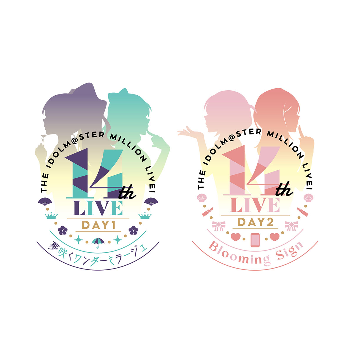 luck_and's tweet photo. 「THE IDOLM@STER MILLION LIVE! 14thLIVE」ロゴのデザインを担当しました。
#ミリオン14th #ミリオンライブ https://t.co/y3UAoGswLd