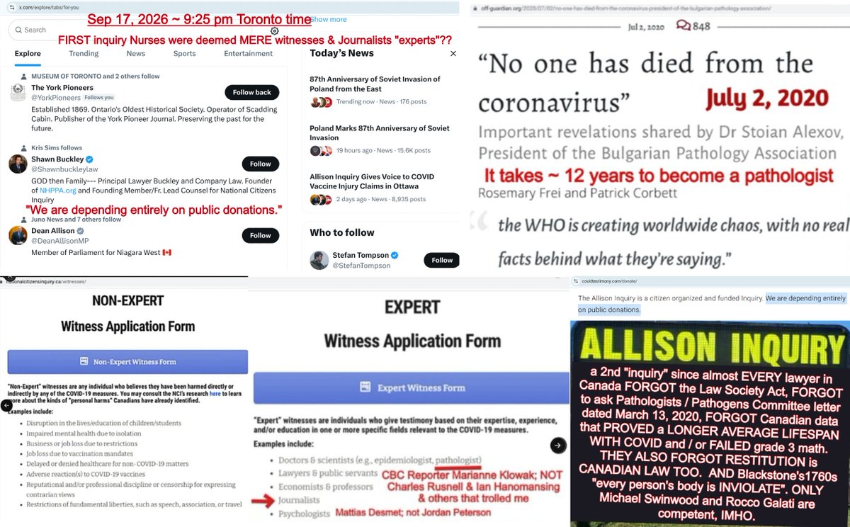 maggini_19's tweet photo. Rose Webster 🇨🇦♀️here. .@DeanAllisonMP .@AllisonInquiry .@Shawnbuckleylaw a 2nd "inquiry" the public funds⁉️ 1st #NCI, #Nurses were deemed MERE witnesses & #Journalists "#experts" ⁉️I know a LOT of .@canadanurses who PASSED 1st-yr #microbiology & KNOW🇨🇦protocol to ASK .@CAPACP https://t.co/FHoXgj9b9a