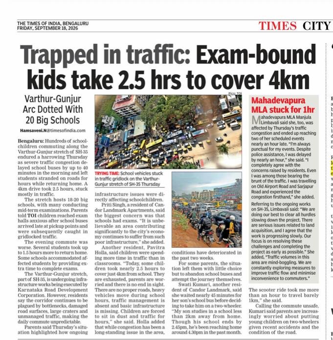 TVMohandasPai's tweet photo. Needs urgent action @krishnabgowda @CMofKarnataka @lkatheeq https://t.co/2H5dVRrbOx