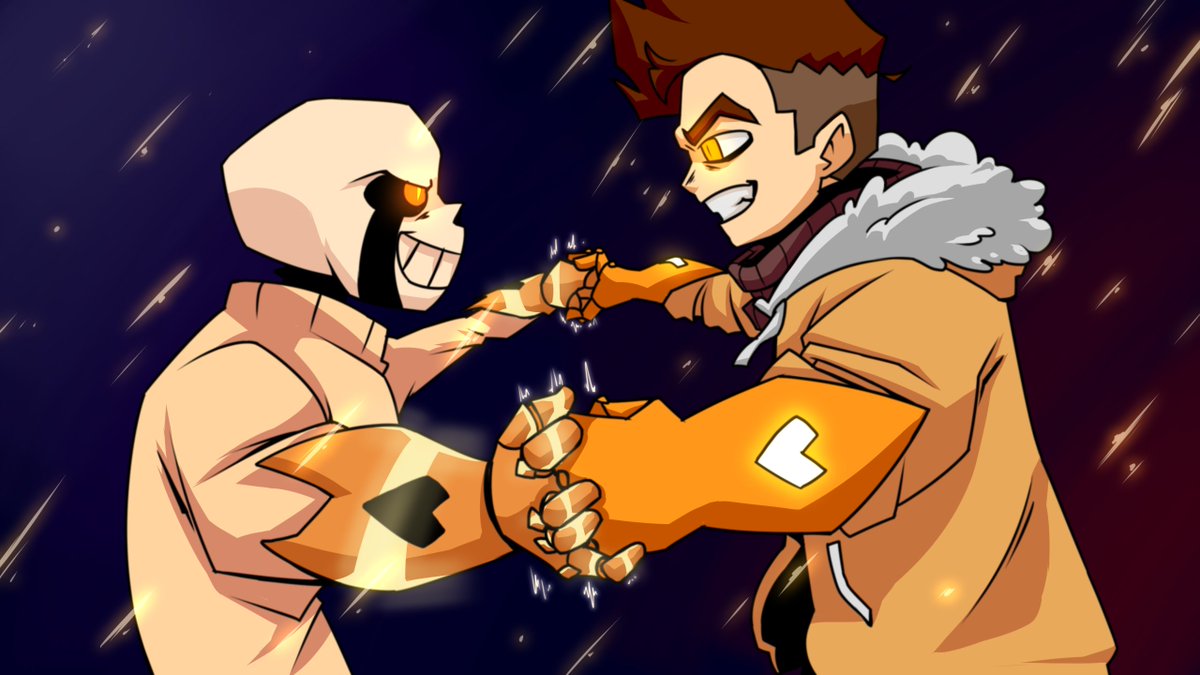 AnimationsBz's tweet photo. One's Bravery vs another's
Delta by @ZoroxAnimated
#DeltaSans #UltraTale #undertale_au #Switchtale https://t.co/z1HjrPN6jz