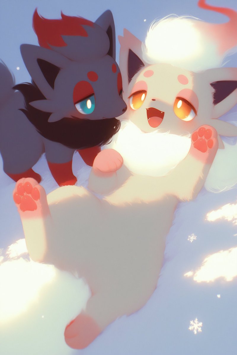 Ch4ra114514's tweet photo. #Zorua #HisuianZorua https://t.co/ikn3lMmN2s
