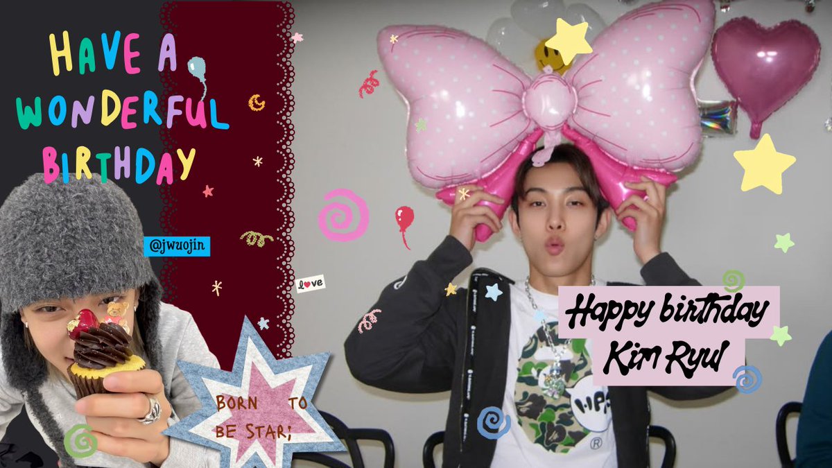 jwuojin's tweet photo. Happy Birthday abang Ryul 🌰🤞🏻mutualan baru tetep kebagian hadiah ia 🙇‍♂️🤍 our RapStar ⭐ Happy 20th abang Ryul Kim 🌰

#태어난날부터_RYULSTYLE
#20thRyulStyle https://t.co/Ee1ADhF7sT