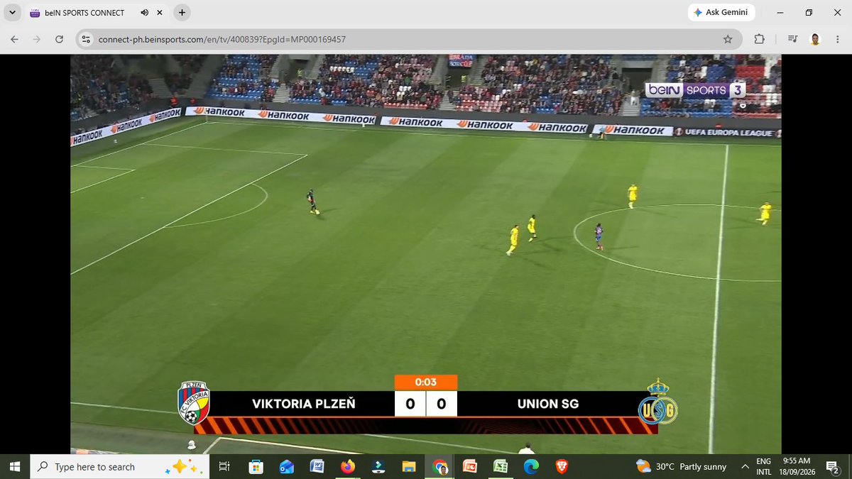 jantc1990's tweet photo. NW #UEL 2026-2027 [League Phase / MD 1 / #PLZUSG] (Delayed Telecast)
<#beINSports3Asia>

Also available on beIN SPORTS CONNECT
#beINSPORTSASIA #beINSPORTS
#UEFAonBEINSPORTS #beINUEFA
#UEFAonBEINSPORTSASIA https://t.co/wnCAo80usv