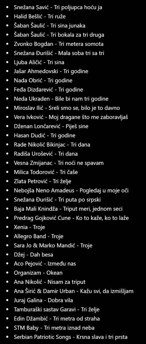 zakrnjac's tweet photo. @blok_radio Samo subliminarne poruke i pesme sa brojem 3. https://t.co/PSt9yM1qIw