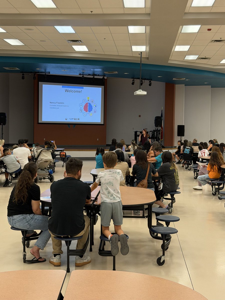 Butler_ES's tweet photo. Thank you to our amazing GT families for joining us for our GT Parent Information Meeting! Together, we’re learning how to  inspire our gifted learners as they reach their fullest potential.
Our Coyotes are ready to Race to Excellence!  Thank you Ms.  Dunn-our GT Coordinator! https://t.co/miVZcgeg56