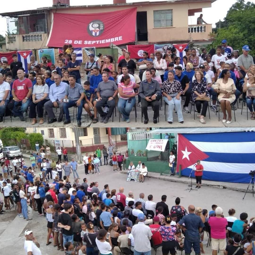 IzquierdoAlons1's tweet photo. Se realizó Barrio Debate en el CP Arroyo Arena del municipio La Lisa en #LaHabanaDeTodos, con el tema #ContraLasDrogasSeGana, también se evaluó el proceso político participativo #MiBarrioPorLaPatria. https://t.co/M4rbM2dIpj