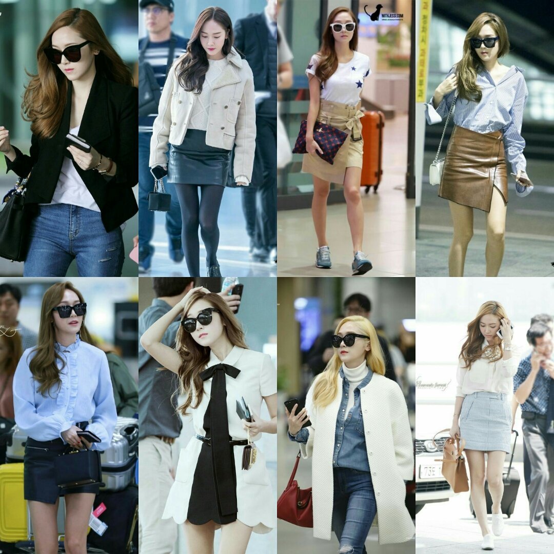 daisyjty's tweet photo. there's a reason why airport fashion is a thing in korea

 jessica jung https://t.co/RaVU1uAf85