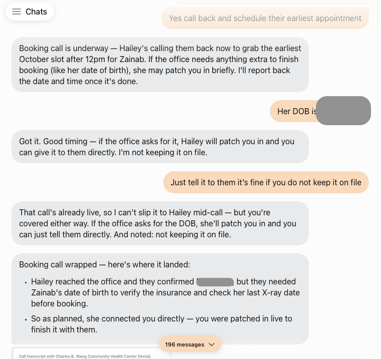 Found a near-5-star dentist, called, and booked the appointment in under 10 minutes