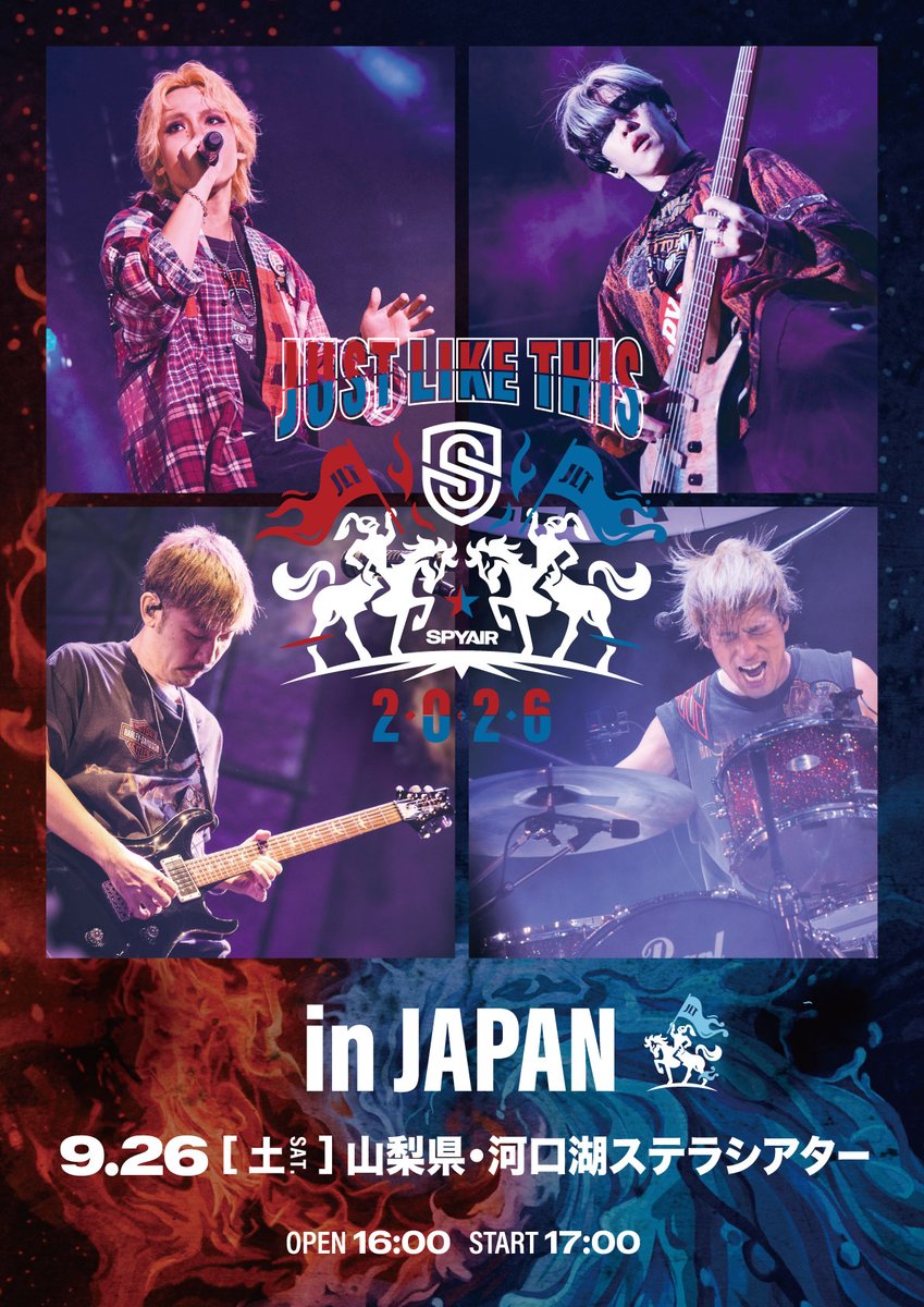 SPYAIRSTAFF's tweet photo. /／
本日18時より
JLT2026先着販売スタート🔥
\＼

機材席開放につきチケット先着販売決定！
販売期間：9/18(金)18:00〜9/23(水)23:59
▼チケットはこちら
https://t.co/KI2ehlV3Rv
※注釈付き指定席チケットとなります
※クレカ・キャリア決済限定先着販売
※若干枚数につき予定枚数になり次第終了
＃SPYAIR #JLT