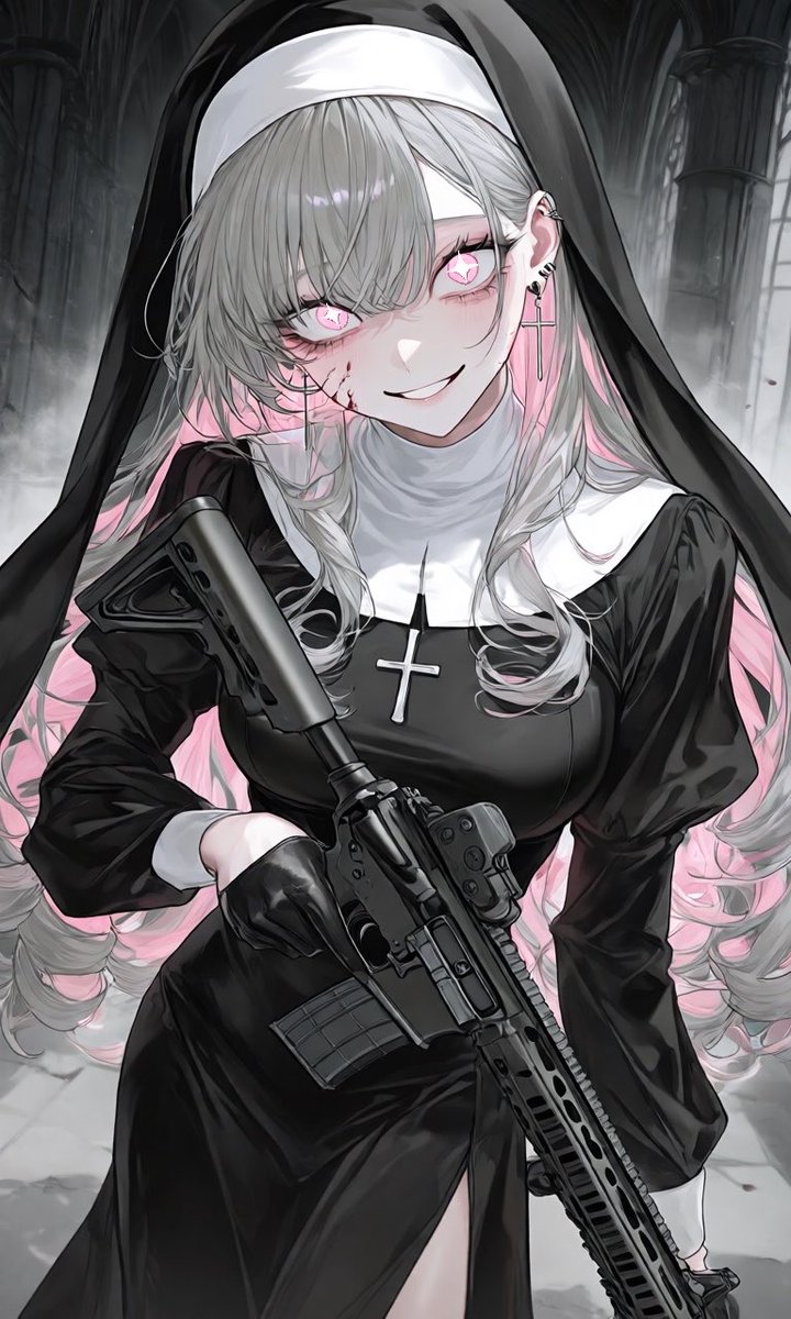 mtmtANPN's tweet photo. うちの戦闘狂シスターがkawaii https://t.co/ASCOyZCuA2