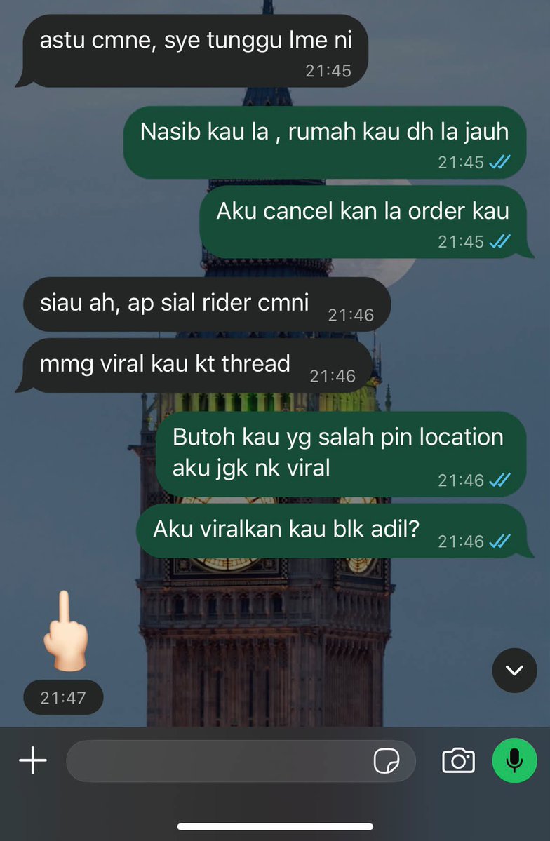 kamaghul's tweet photo. Tolong la kepada semua customer, bagi la location yang betul untuk rider, makanan tu makanan korang jugak tapi kenapa rider juga dipersalahkan.

Dah lah salah pin location, kena fuck lagi 😅 https://t.co/F2GNi9hydY