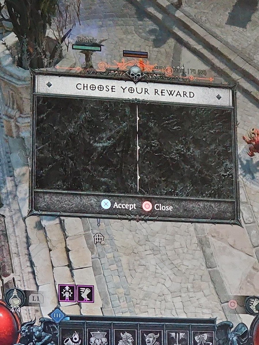raphaskin's tweet photo. @Diablo While you're working on fixing that Tree of Whispers bug, please remove or increase the Favor cap. 10 is absolutely ridiculous; having to go back to town constantly to spend the points is a huge waste of time. https://t.co/Ib4NMMyVuc