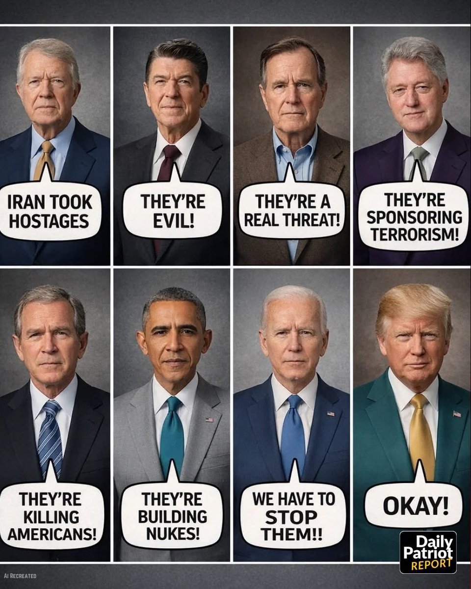 Aristotle1964's tweet photo. Well, let me simplify it for you dollard.

November 4, 1979 they took 52 American Embassy workers hostage and held them for 444 days. That is an act of war.

April 1983 Iranian Proxy attacks US Marine Barracks in Beirut. The attack kills 243 Americans. That's an act of war.

June 25, 1996 Iranian Proxy bombs Khobar Towers in Suadi Arabia killing 19 Americans. This is an act of war.

Many many other attacks on Americans by IRGC and their Proxies.

So, support America or STFU A$$hole.