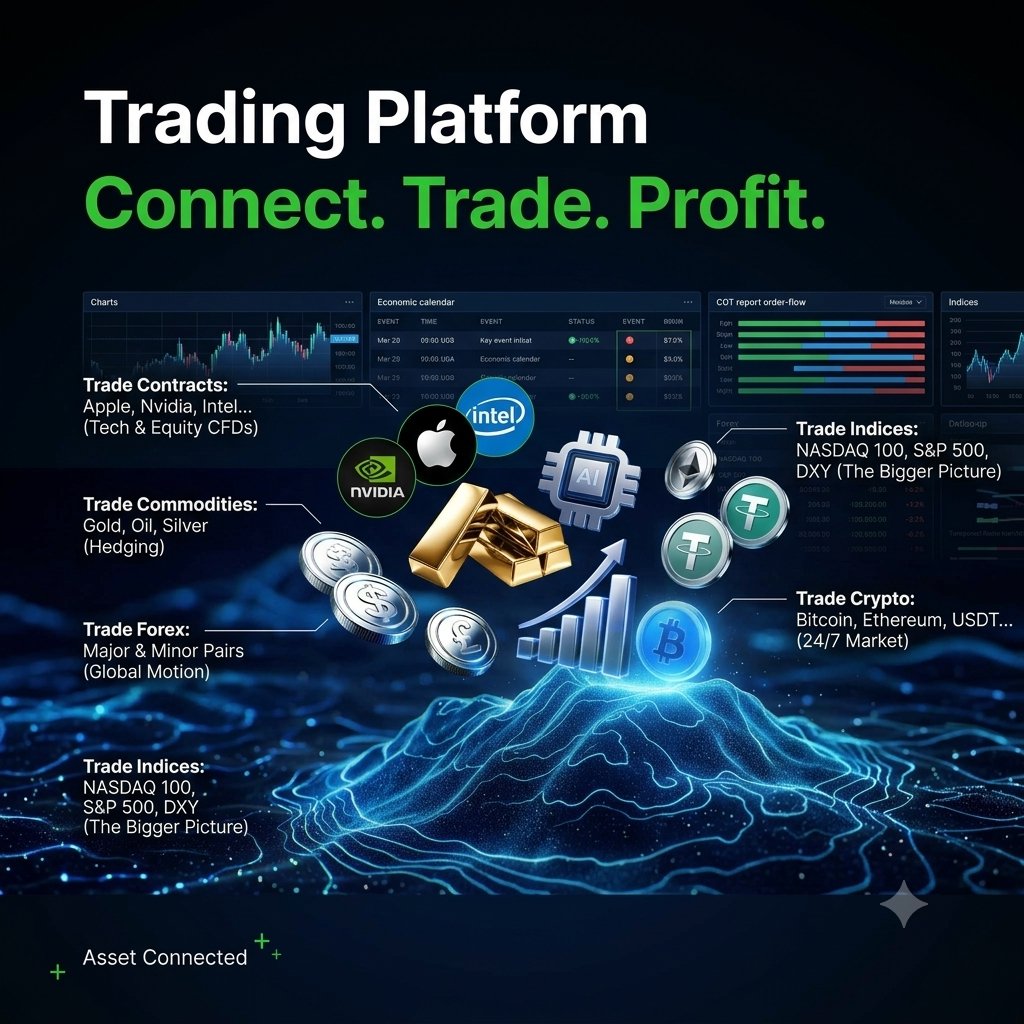 crytonews_en's tweet photo. 🌐 ALL-IN-ONE – Seamless Global Trading with BingX!

Expand your portfolio beyond Crypto. Right now, you can access the world's major financial markets—all from a single BingX account:

⚡ Crypto: Major coins, Altcoins, Memecoins.

📈 Stocks: Trade CFDs on top global corporations.

🏆 Commodities: Gold, Silver, Crude Oil.

📊 Indices: S&P 500, NASDAQ 100, DXY.

💱 Forex: Major & minor currency pairs.

✅ No app-switching. No time wasted. Zero friction.

✅ Smooth execution, effortless capital management.

Get started: https://t.co/2jBu59NRd8