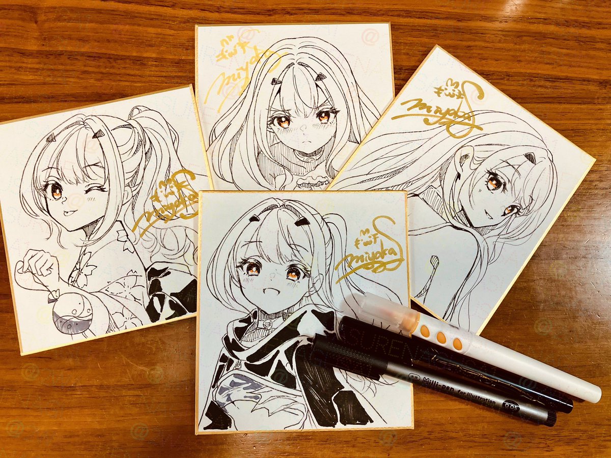 2wasurenagusa1's tweet photo. 色紙製作中〜🥳✨ https://t.co/IwajC8XDTy