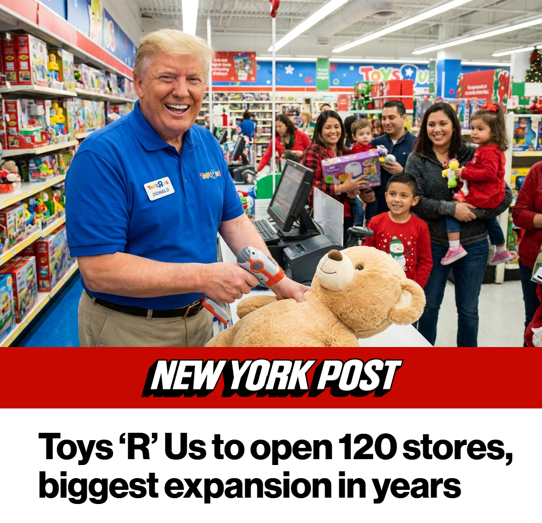 PapiTrumpo's tweet photo. TOYS ‘R’ US IS BACK, AND YOU'RE BLACKPILLING??? https://t.co/M3YXZo9Yge
