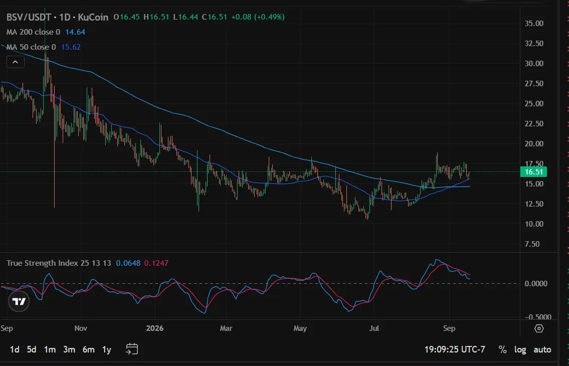 BgansEth's tweet photo. BSV golden cross and re test @liujackc might be right https://t.co/EdKXJDPOxb