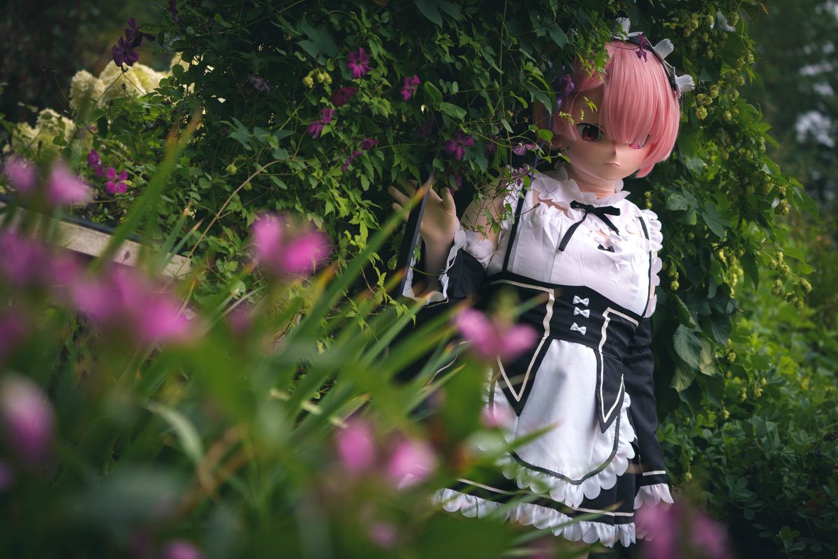 CTriff's tweet photo. Pic of @MephD_Kig  as Ram from ReZero

#kigurumi #cosplay #yeg https://t.co/Qs3or6yZXw