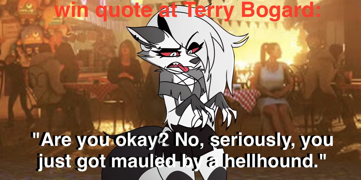NativeBrony_91's tweet photo. #HelluvaBossLoona #HelluvaBoss #Loona #Hellhound
and her victory quotes against the characters
with bonus as my favorite one when she wins against Terry Bogard: https://t.co/0UqEZHrt2p