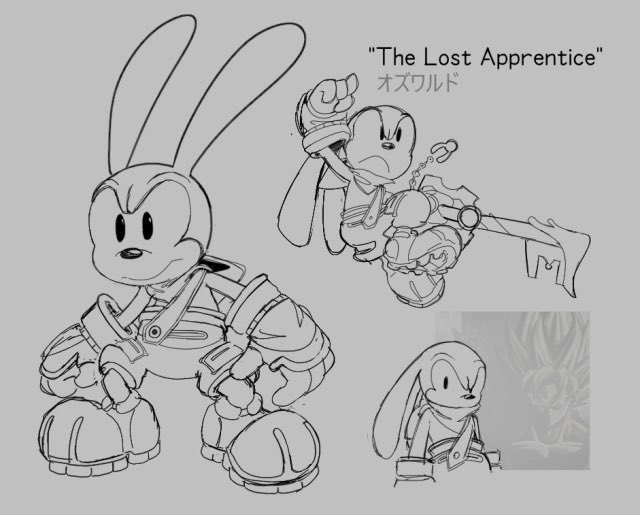 DreMeMoTo's tweet photo. the unlucky rabbit #KingdomHearts https://t.co/LxEfmQc3Nd
