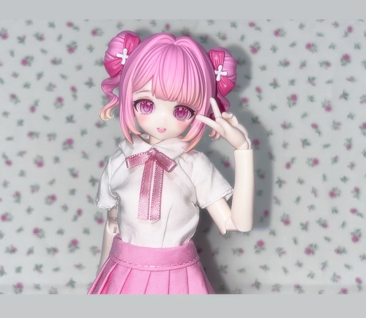 PurplePinkYarn's tweet photo. #おはドル　☀️
元気にギャルピース✌️ https://t.co/nu6xLzVvwi