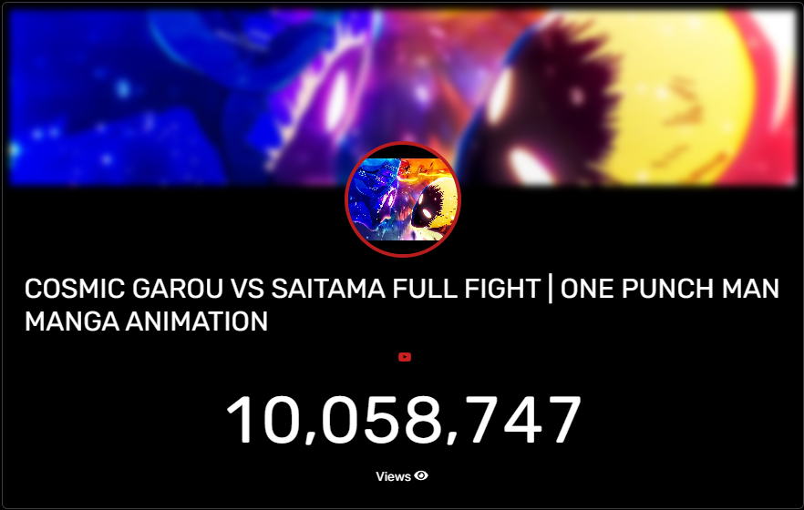 OmaruAnimations's tweet photo. 10 MILLION VIEWS on my One Punch Man animation.

Still kinda crazy to think about. This fight really changed a lot for me, and I’m incredibly grateful to everyone who watched and supported it along the way.

I’ve grown a LOT since I made this, and honestly… I’d love to come back to this fight someday and remake/extend it with what I can do now along side a new team.

Maybe one day I’ll get that chance.

For now though, look forward to the solo leveling project!

Thank you for 10M ❤️