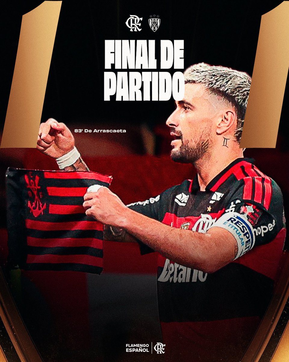Flamengo_es's tweet photo. FINAL DEL PARTIDO Y FLAMENGO SEMIFINALISTA DE LA LIBERTADORES 🏆 https://t.co/S1PK4myLo2