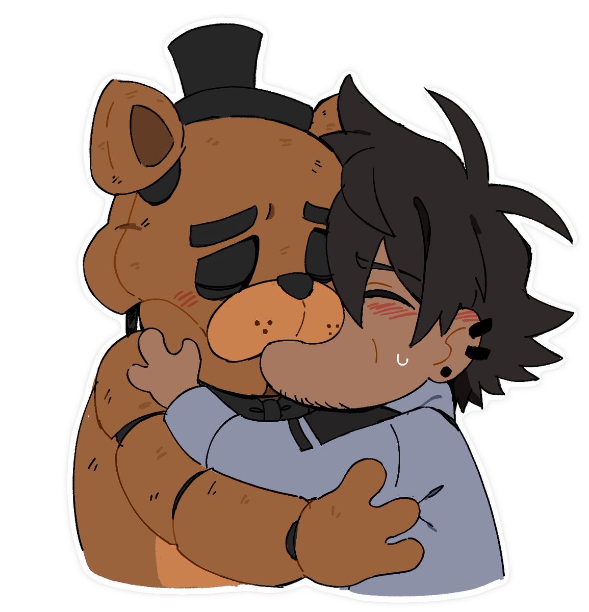 Cloudy_Kyuu's tweet photo. I have free will (🐻+🌵)

#ocxcanon #freddyfazbear https://t.co/pY6TpLnhLZ