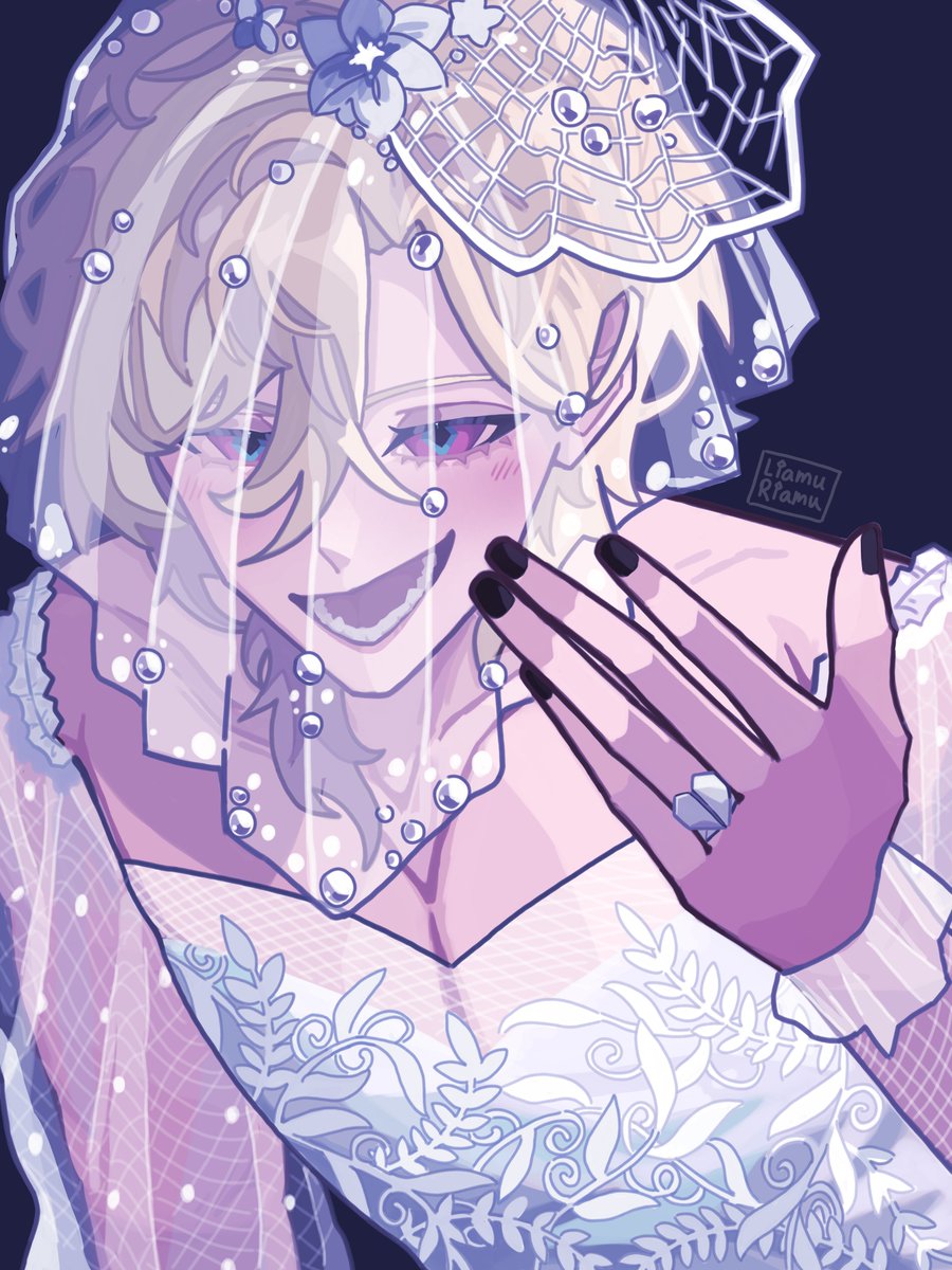 Riamuliamu's tweet photo. "How cheap, you'd marry me with a paper ring?"
"Sadly, i am not filthy rich like you"
"Touche"
Yet he smiles as he looks at the ring countless times, hoping he could wear this flimsy thing forever.

Creation date: September 20, 2024
#Aventurine #Kakavasha #Aventurinehsr #Hsr https://t.co/ZjLFmdPzCt