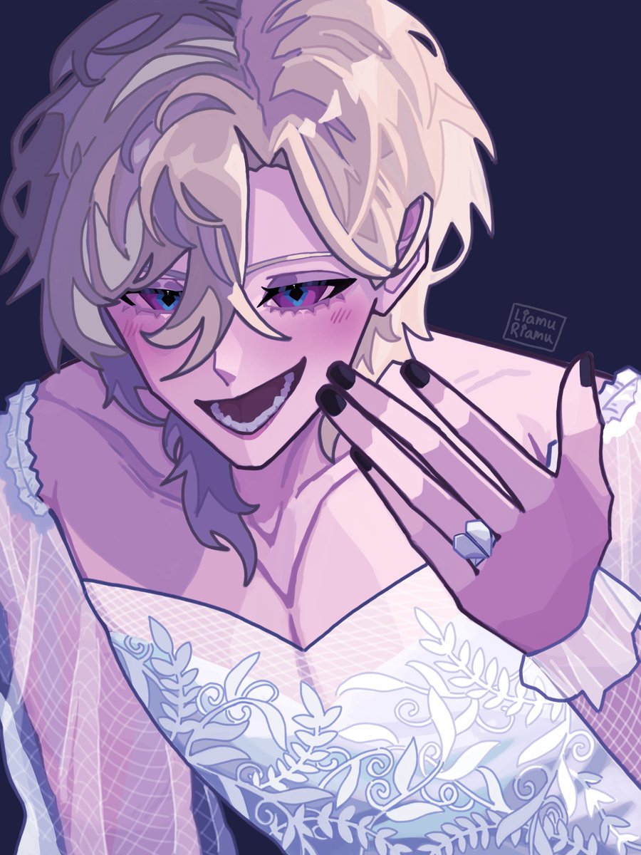 Riamuliamu's tweet photo. "How cheap, you'd marry me with a paper ring?"
"Sadly, i am not filthy rich like you"
"Touche"
Yet he smiles as he looks at the ring countless times, hoping he could wear this flimsy thing forever.

Creation date: September 20, 2024
#Aventurine #Kakavasha #Aventurinehsr #Hsr https://t.co/ZjLFmdPzCt