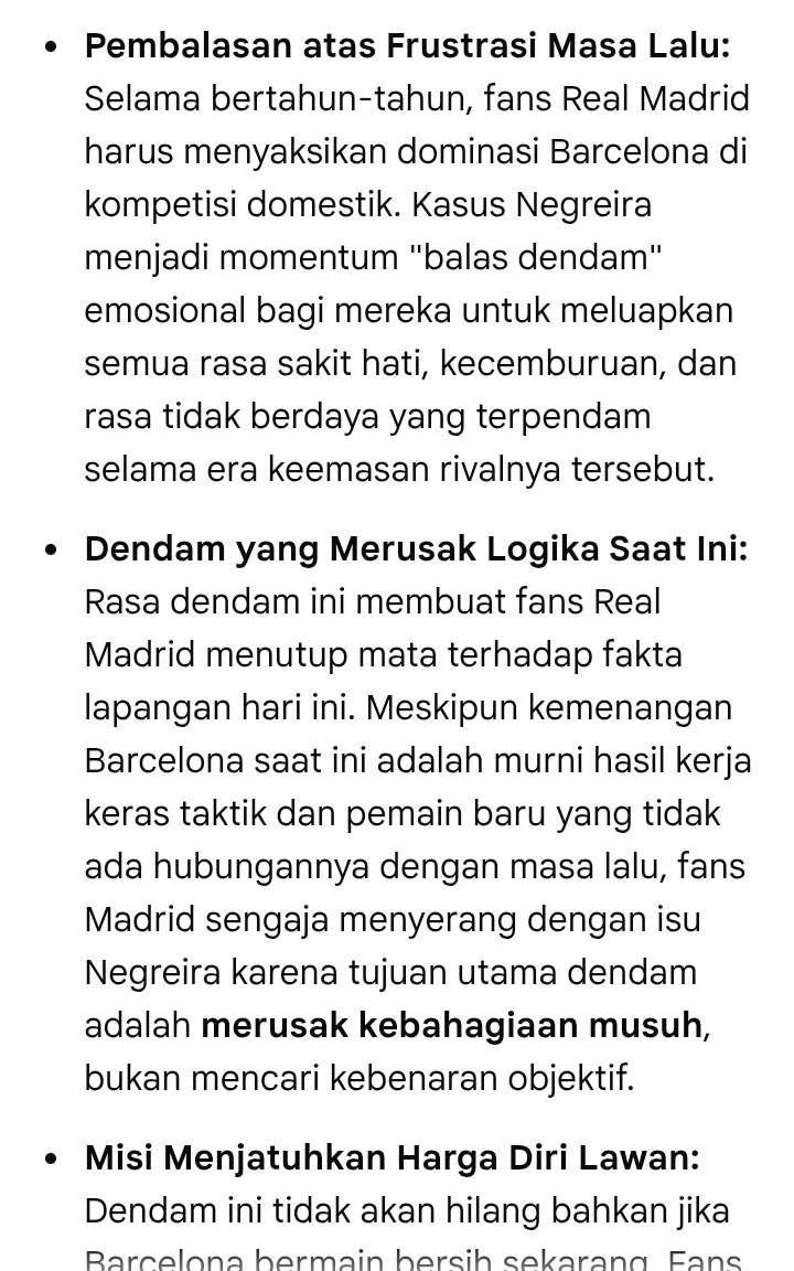 TFardhan900's tweet photo. @bangjoorom @user098265111 @HalaBarca19 @barcastuff_idn Yang lagi dibahas fans madrid, tapi yang lu kasih malah pihak klub madrid/klub lain, ntah karena wawasan lu yang kurang makanya argumen sendiri aja tidak paham, kasus negreira itu udah lama, blm terbukti, kalau barca menang skrg lalu dikaitkan, itu namanya ada dendam dek 🥴 https://t.co/CURxSnW85i