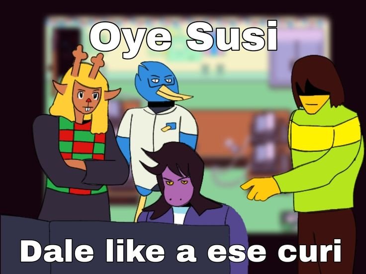 Lannack_'s tweet photo. Fans de deltarune cuando ven un dibujo pero de principal dice "Susie's idea" https://t.co/sYkTDc3sAG