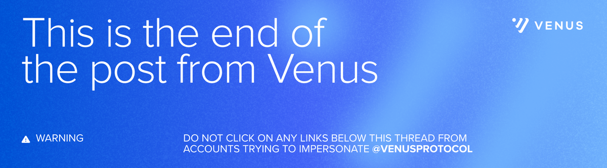 VenusProtocol's tweet photo. https://t.co/L58N2qCAfu