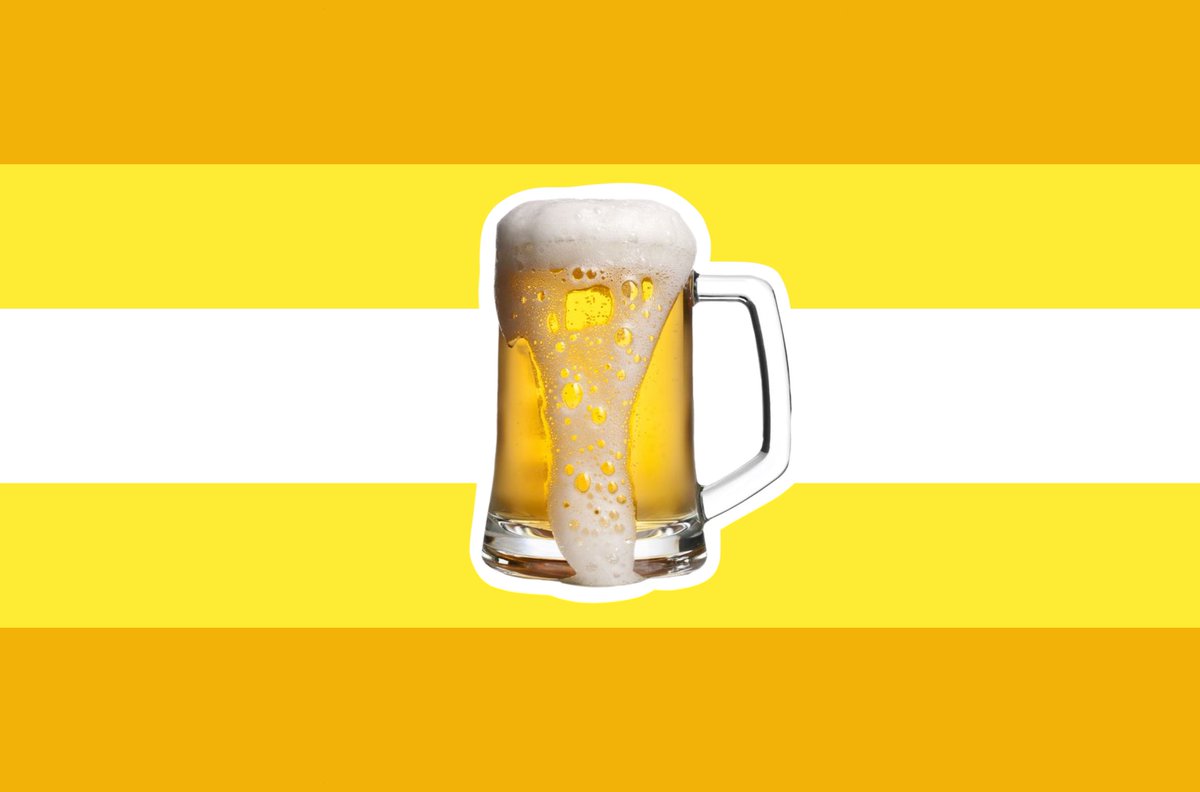 vodkanyan's tweet photo. Also made a trans beer flag 💛💛💛💛💛 https://t.co/XeGYiVXk33