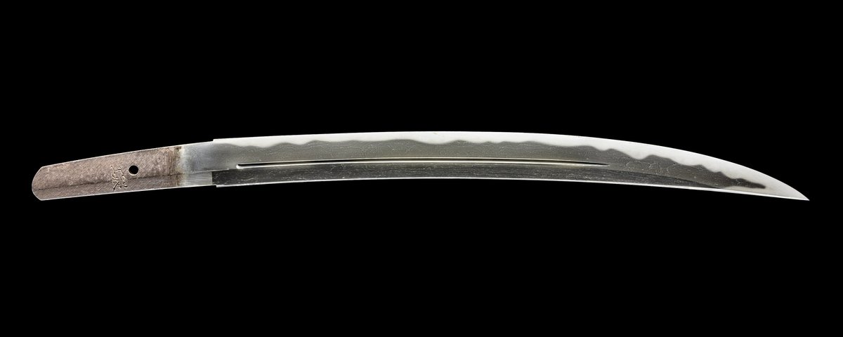 uesugi_museum's tweet photo. ◤特別出品◢
「郷土刀の世界ー刃に、美を継ぐー」
12/5（土）～1/17（日）

脇指 銘　環

足利市所蔵、栃木県指定文化財

＃源清麿 が一時期使用していた「環」の銘を切る１口。清麿らしい豪壮な姿が魅力。当館ではなかなか見られない貴重な作で、はるばる足利市から米沢市にお越しいただきます！ https://t.co/7rxVsil0Nm