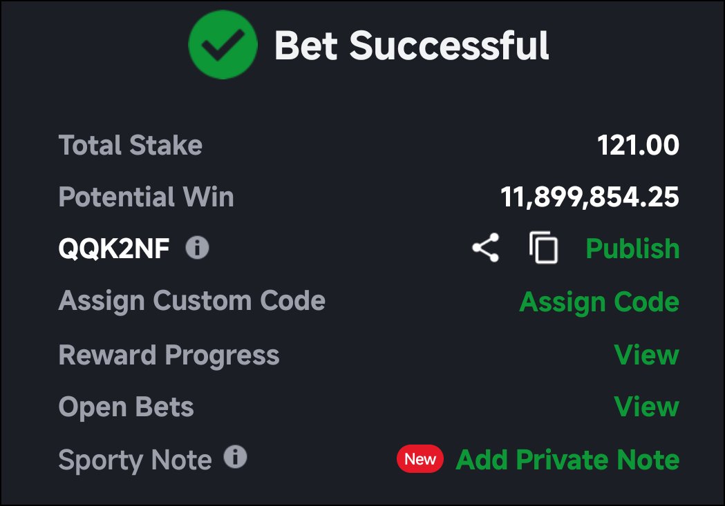 OdenwaBTC's tweet photo. Special teams to get 2 corners in the first half, I calm down select am
67000 Odds to Boom 💥💥💥 https://t.co/ym0OeBvSxK