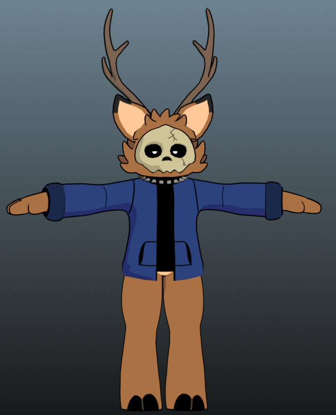 B_AnimationsYT's tweet photo. was considering the collar whilst making him https://t.co/6ritMKJZQH